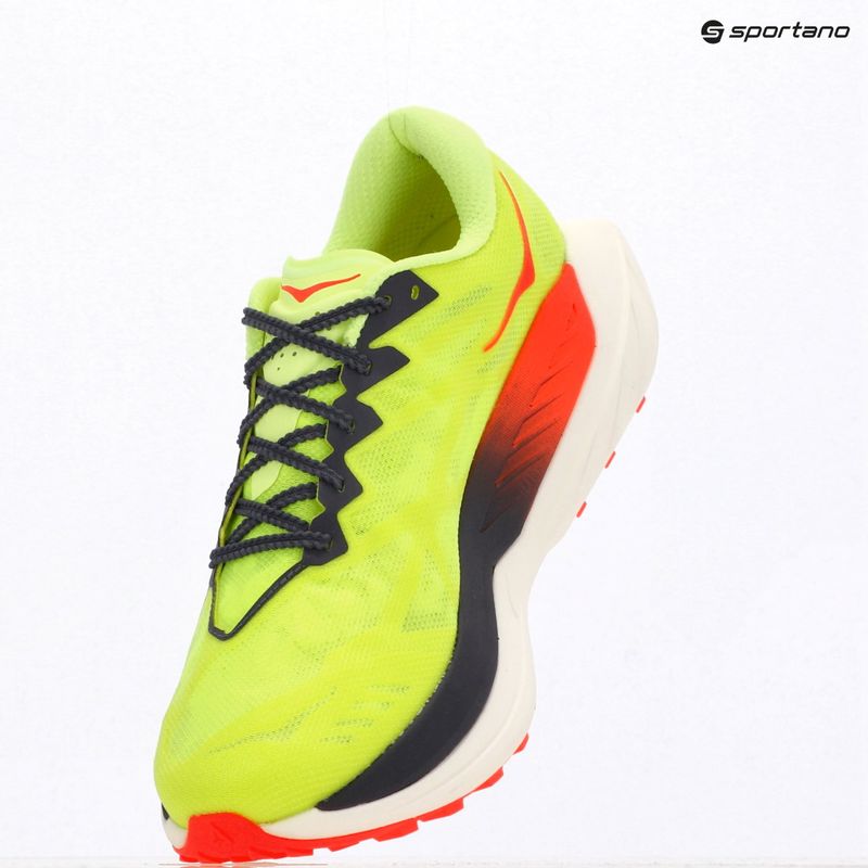 Pánské běžecké boty HOKA Rocket X Trail neon Yuzu/neon flame 18