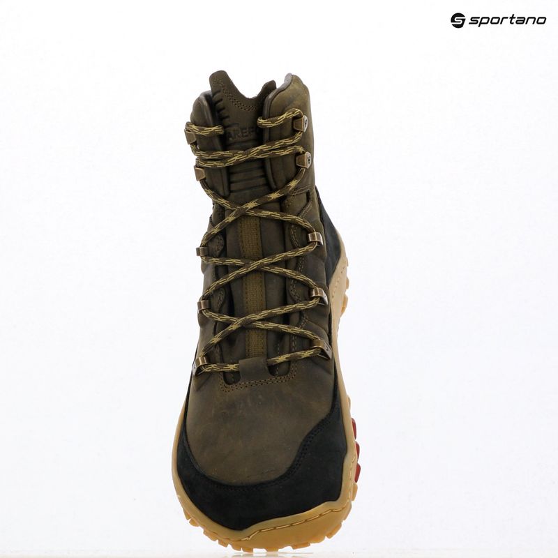 Pánské barefoot boty Vivobarefoot Tracker Leather dark olive 10