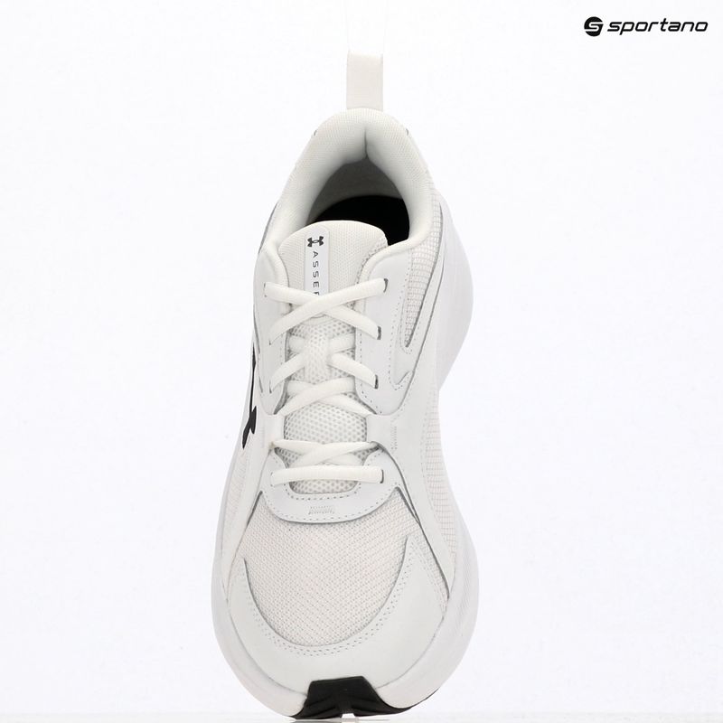 Pánské běžecké boty Under Armour Assert 11 white/black/distant gray 3