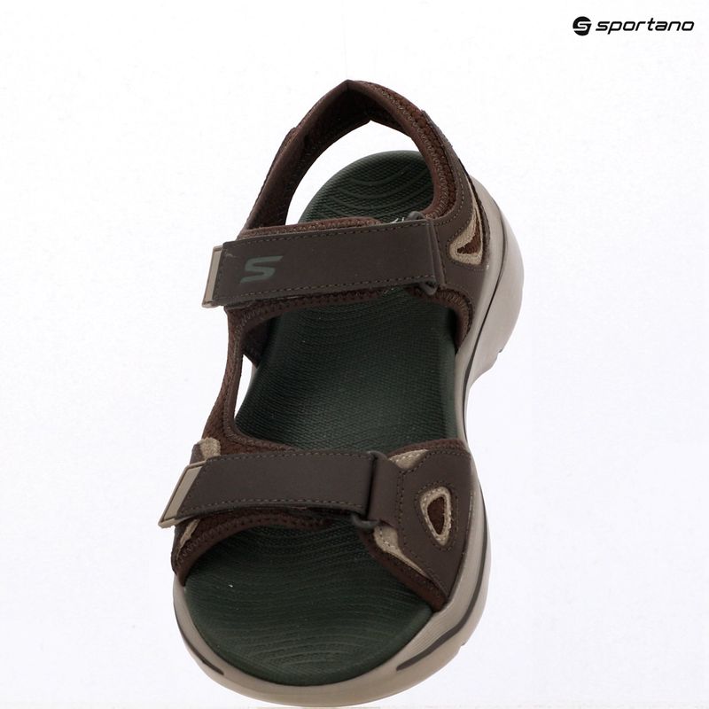 Pánské sandály SKECHERS Go Walk Arch Fit 2.0 Capistrano brown 3