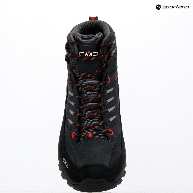 Pánské trekové botyCMP Rigel 2.0 Mid Waterproof titanium/ferrari 9