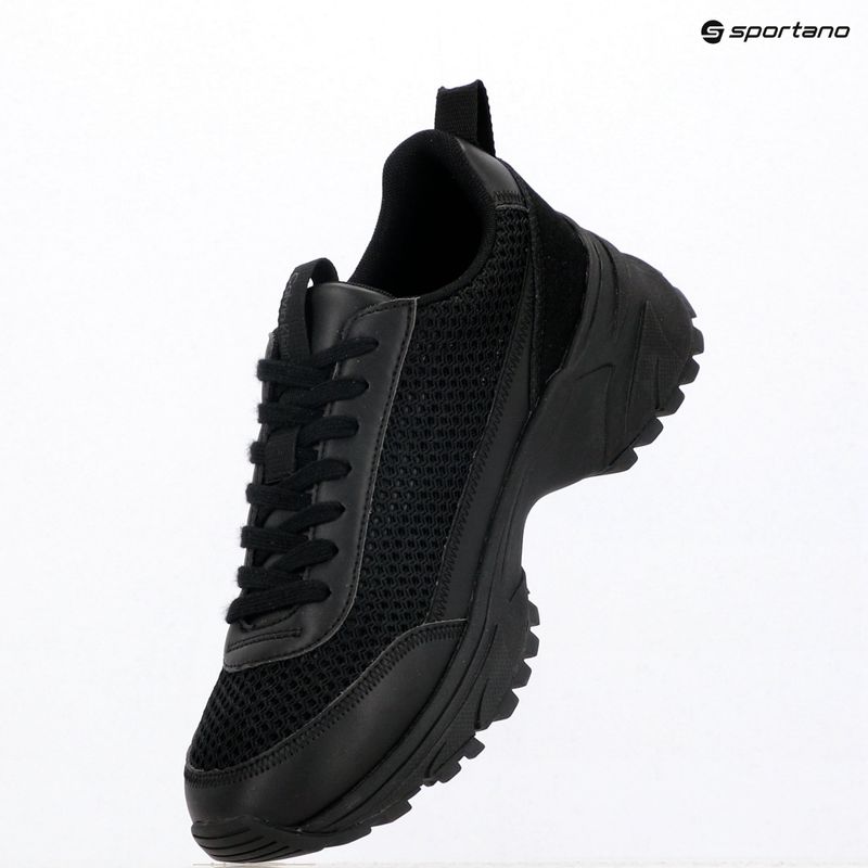 Dámské boty Calvin Klein HW0HW03000 Hike Runner Lup Lin Mesh triple black 9