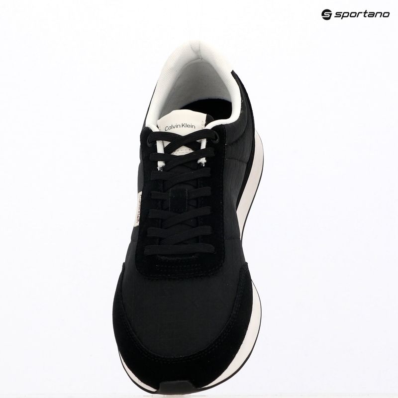 Pánské boty Calvin Klein HM0HM02140 Retro Runner Ripstop Aop black/bright white 9