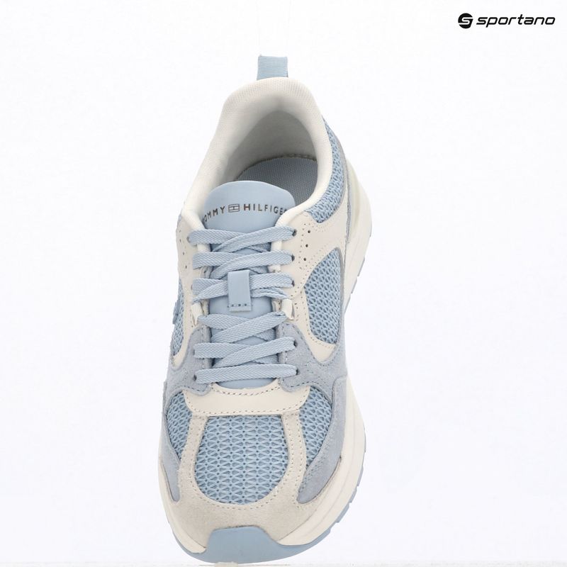 Dámské boty Tommy Hilfiger Mix Material Runner brezzy blue/ecru 9