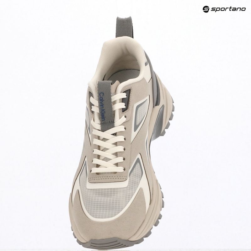 Dámské boty Calvin Klein HW0HW03019 Hike Run Ckstripe Ripst oatmeal/marshmallow/cloudburst 9