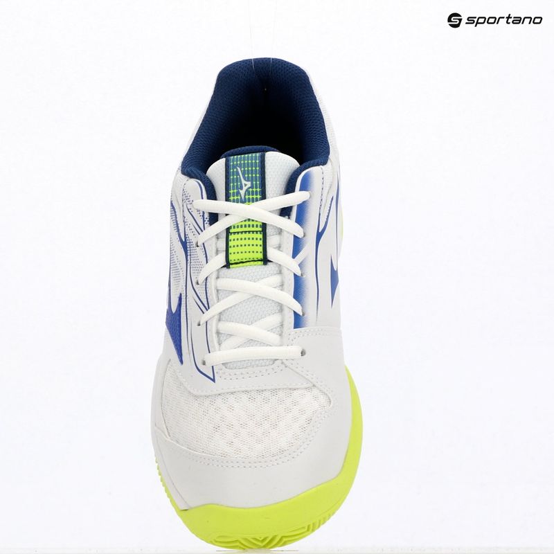 Pánské tenisové boty Mizuno Break Shot 5 CC white/dazzling blue/lightning 9