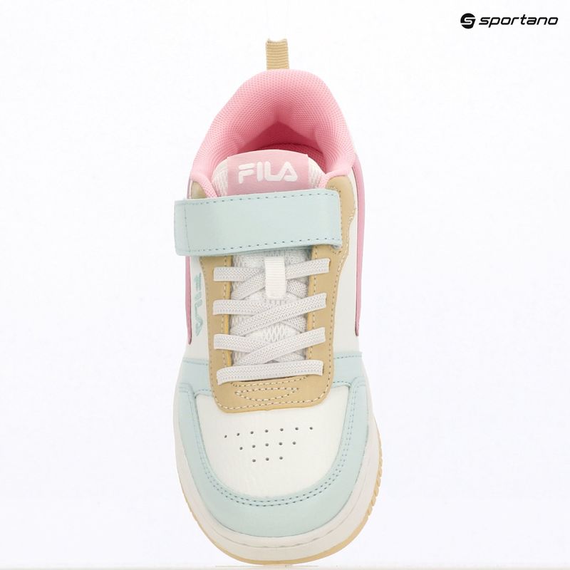 Dětské boty FILA Rega Nf Velcro soothing sea/prism pink 16
