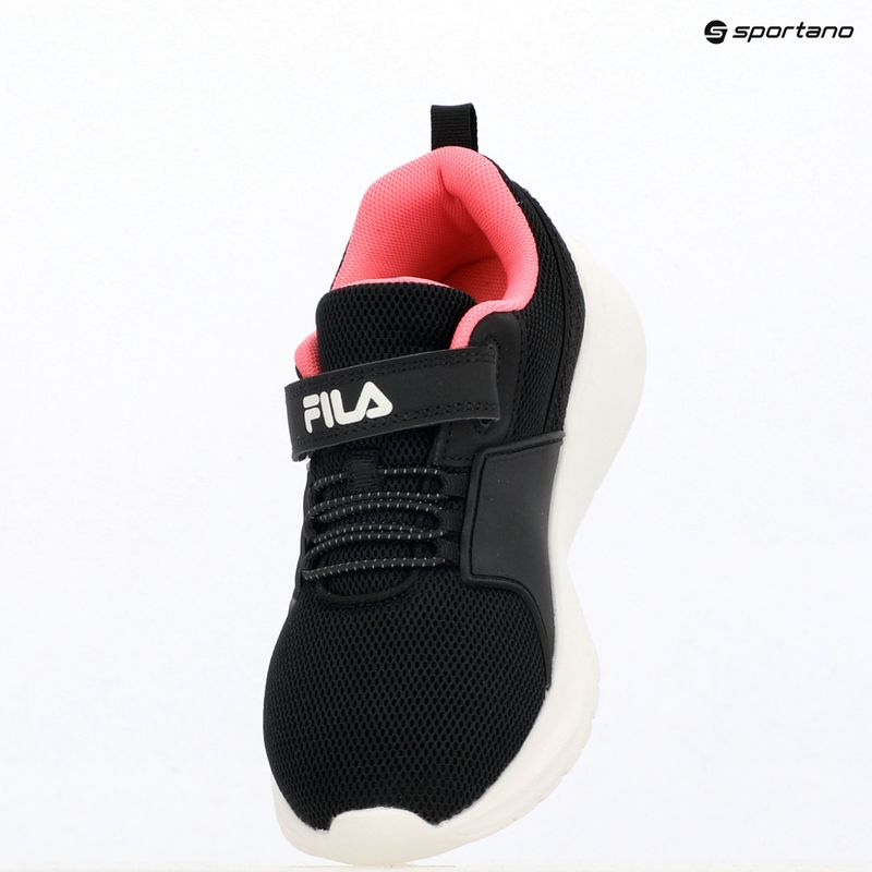 Dětské boty FILA Madrun Velcro black/sangria sunset 15
