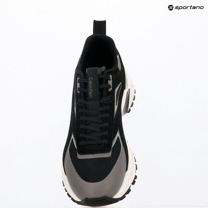 Pánské boty Calvin Klein HM0HM02220 Hike Runner Stripe Mix Nylon Suede black/granite road 9