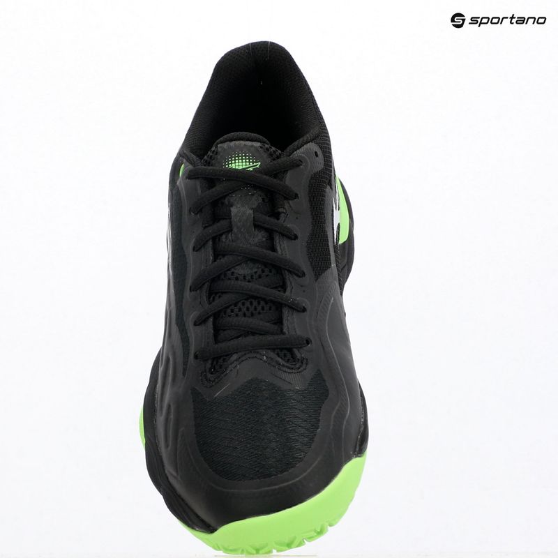 Boty na padel Mizuno Wave Enforce Court Padel black/foliage green/glowing ap 9