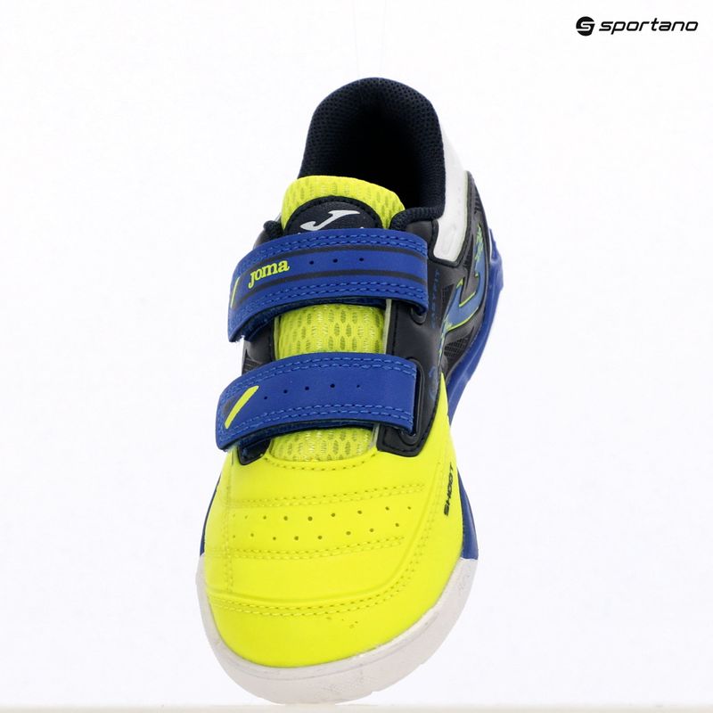 Dětské kopačky Joma Cancha Jr IN fluor yellow 9