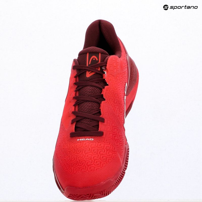 Pánské tenisové boty HEAD Revolt Pro 5.0 Clay red/dark red 10
