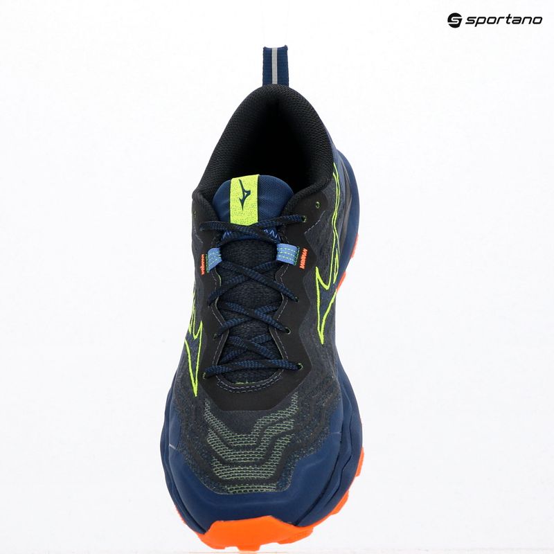 Pánské běžecké boty Mizuno Wave Daichi 9 estate blue/lightning yellow 4