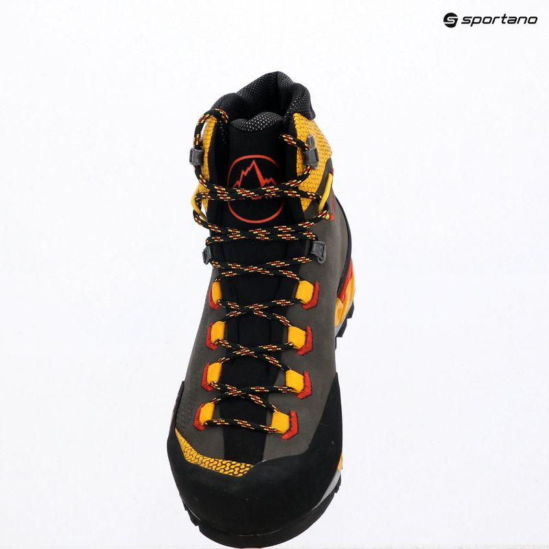 Pánské turistické boty La Sportiva Trango Tech Leather GTX black/yellow 9