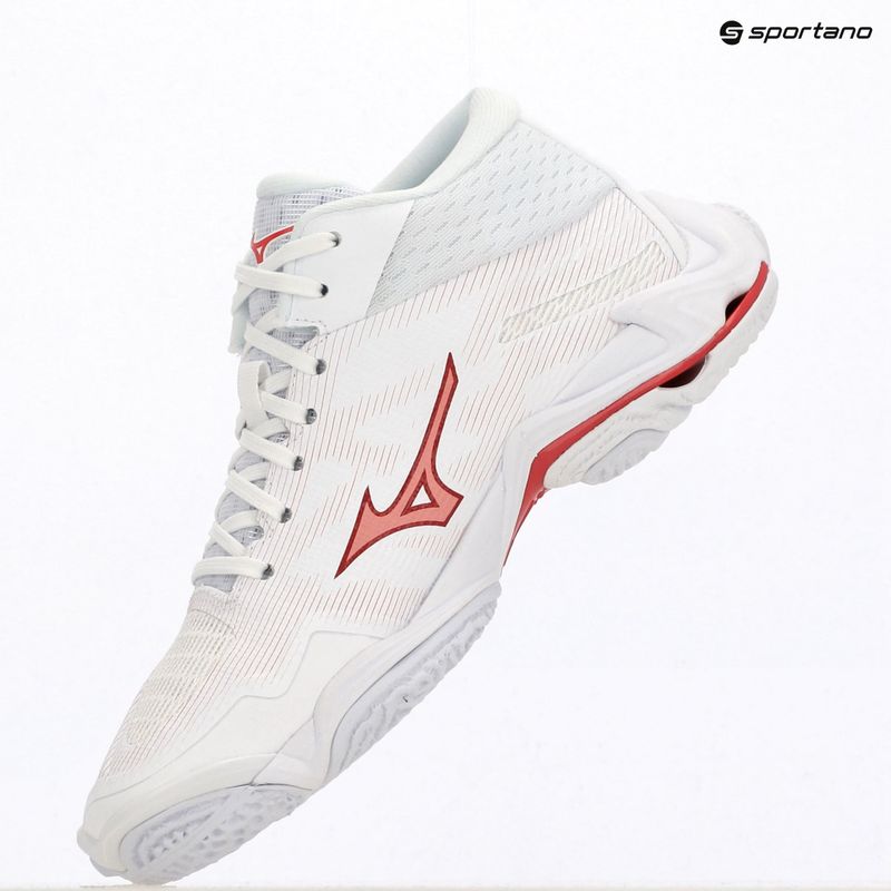 Dámské volejbalové boty Mizuno Wave Lightning Elite Mid white/rose elegance/lava falls 4