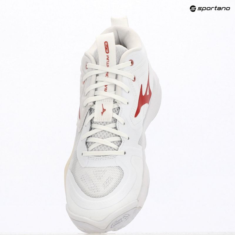 Dámské volejbalové boty  Mizuno Wave Momentum Elite Mid white/rose elegance/lava falls 4