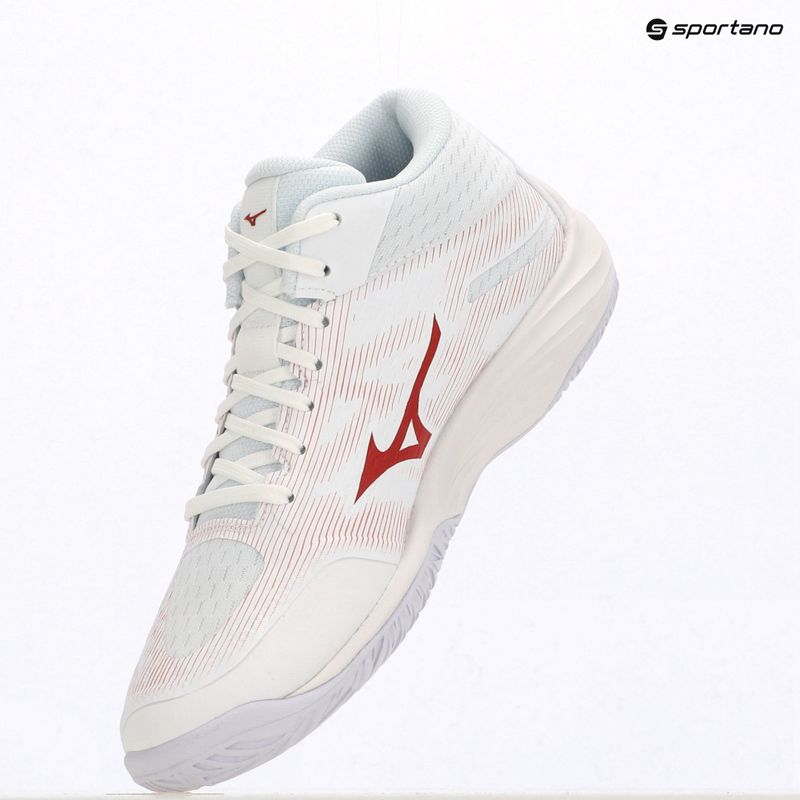 Dámské volejbalové boty Mizuno Lightning Select Mid white/rose elegance/lava falls 4