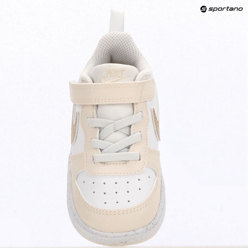 Dětské boty Nike Court Borough Low white/chalk/white/shimmer 6