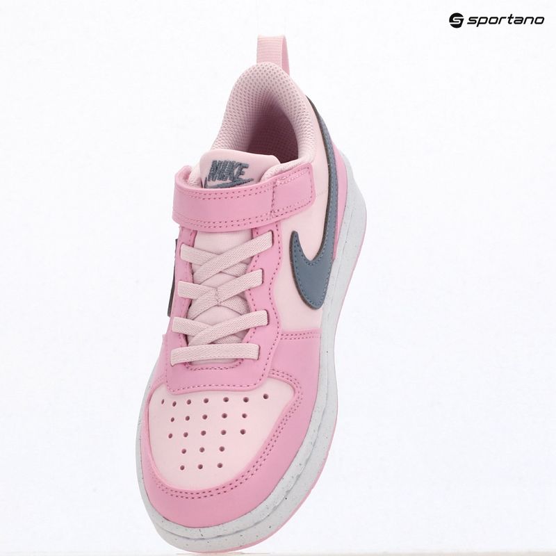 Dětské boty Nike Court Borough Low Recraft pink foam/pink rise/white/ashen slate 6