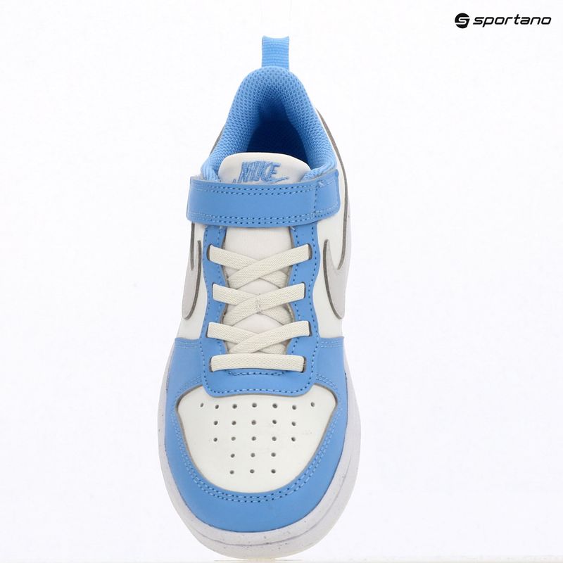 Dětské boty Nike Court Borough Low Recraft summit white/cobalt pulse/vast grey 6