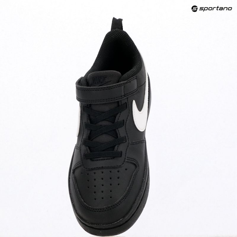 Dětské boty Nike Court Borough Low Recraft black/black/white 6