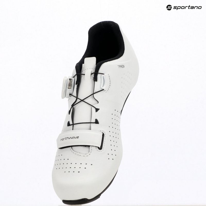 Pánské cyklistické silniční boty Northwave Typhoon white 5