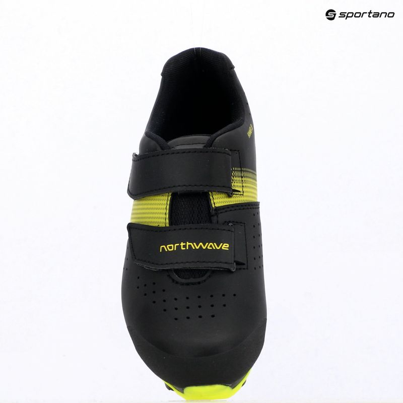 Cyklistické boty MTB dětské Northwave Hammer Junior black/yellow fluo 5
