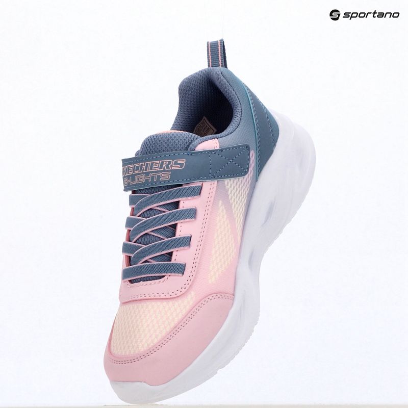 Dětské boty SKECHERS Sola Glow Ombre Deluxe gray 12