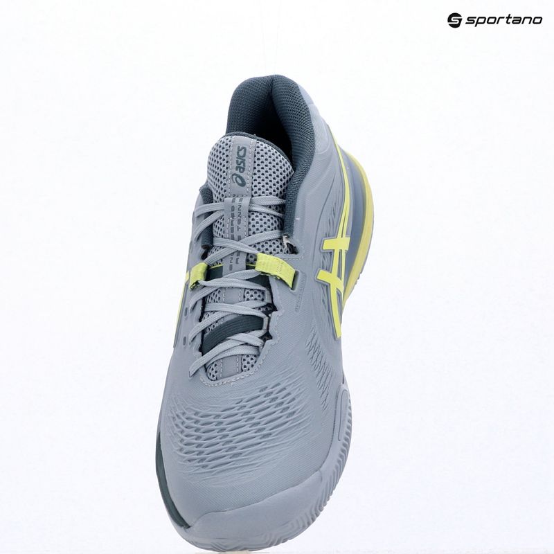 Pánské tenisové boty ASICS Gel-Resolution X Clay grey blue/pistachio 9