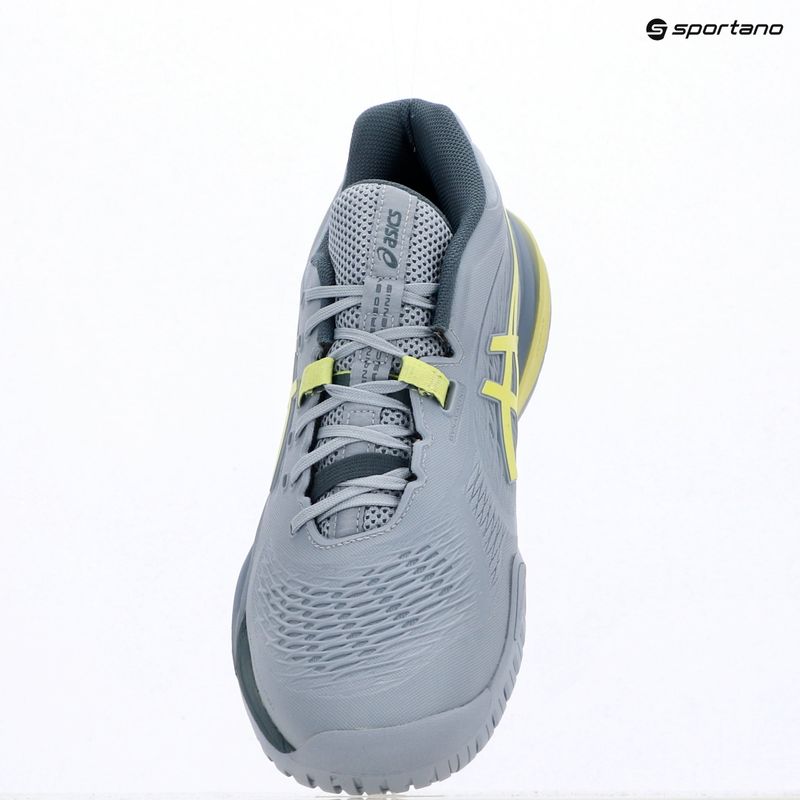 Pánské tenisové boty ASICS Gel-Resolution X grey blue/pistachio 16