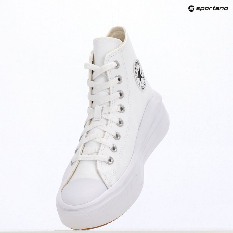 Dámské tenisky Converse Chuck Taylor All Star Move Platform Leather white 9