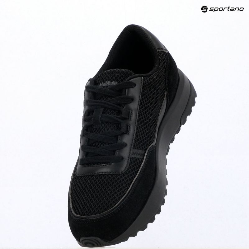 Pánské boty Calvin Klein HM0HM02215 City Runner Laceup Nylon Recycled Suede triple black 9
