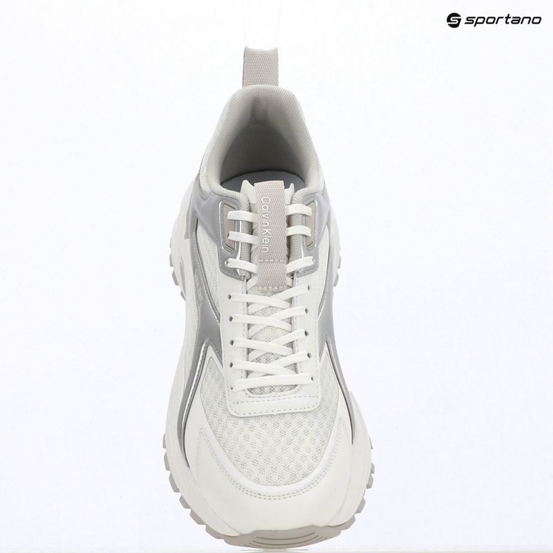 Pánské boty Calvin Klein HM0HM02341 Hike Runner Stripe Met Mix bright white/silver/light grey 9