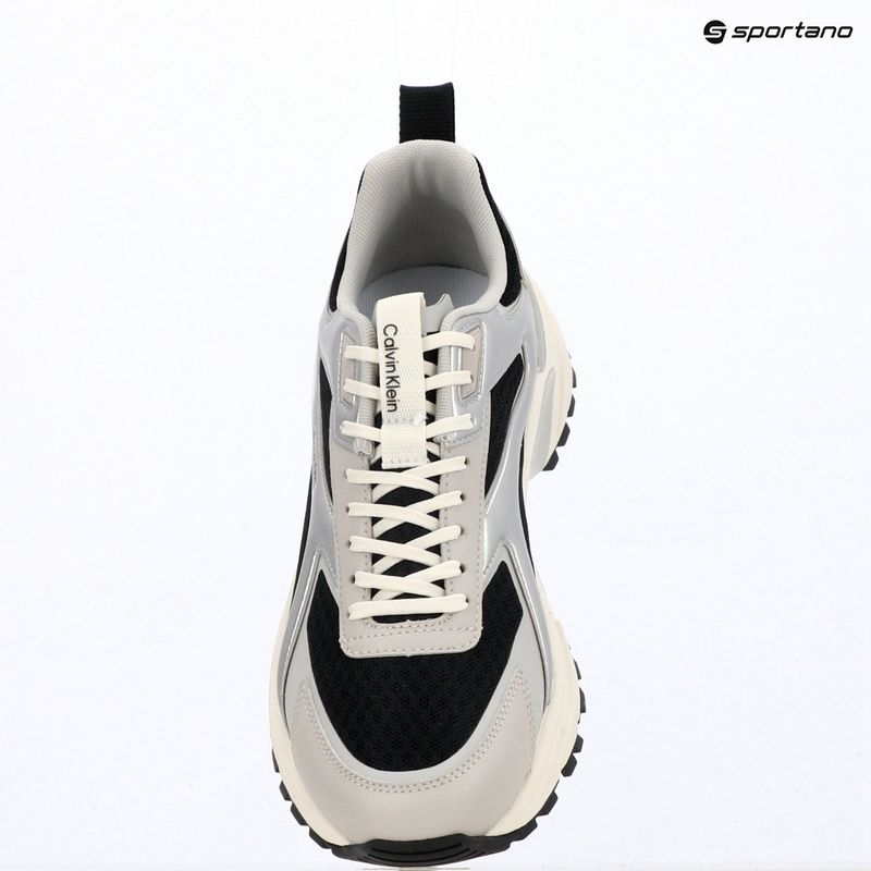 Pánské boty Calvin Klein HM0HM02341 Hike Runner Stripe Met Mix black/silver/light grey 9