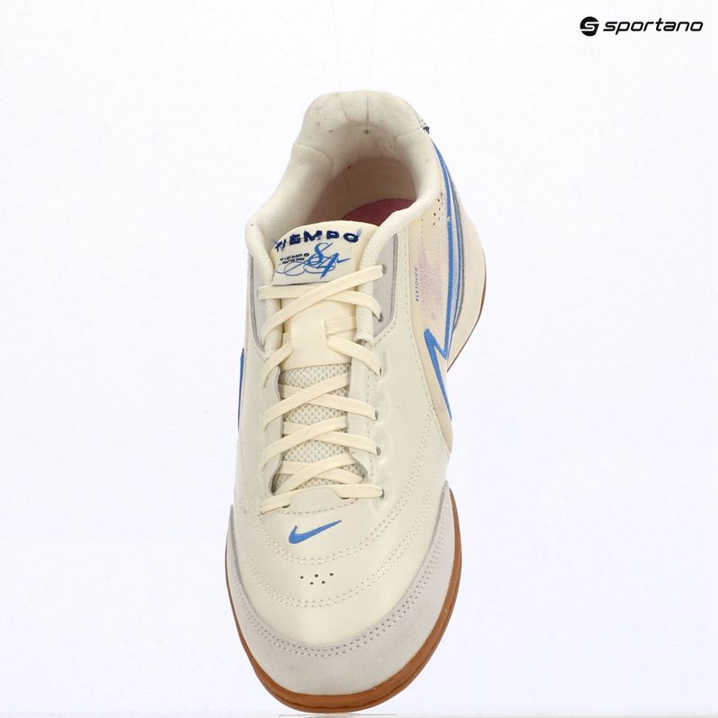 Pánské kopačky Nike Tiempo Streetgato PRM IC coconut milk/gum medium brown/blue crystal 11