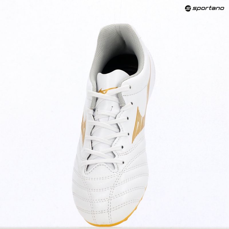 Dětské fotbalové kopačky Mizuno Monarcida Neo III Select AG white/mp gold 11