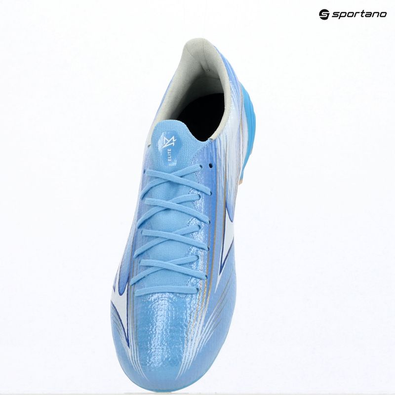 Kopačky Mizuno Alfa III Elite FG sky blue/white 12