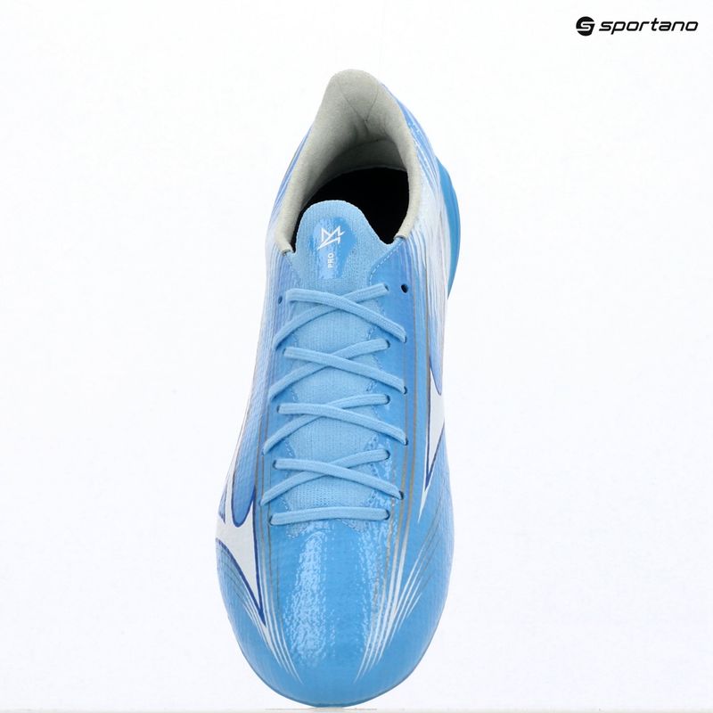 Kopačky Mizuno Alfa III Pro FG sky blue/white 12