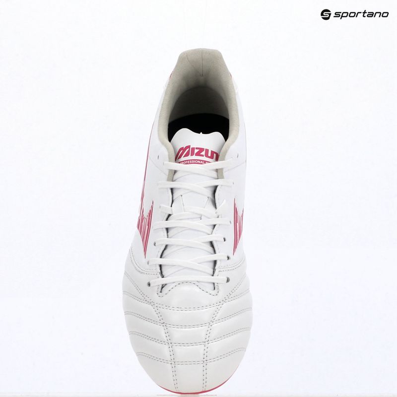 Kopačky Mizuno Morelia Neo IV Pro AG white/fuchsia purple/fuchsia purple 12