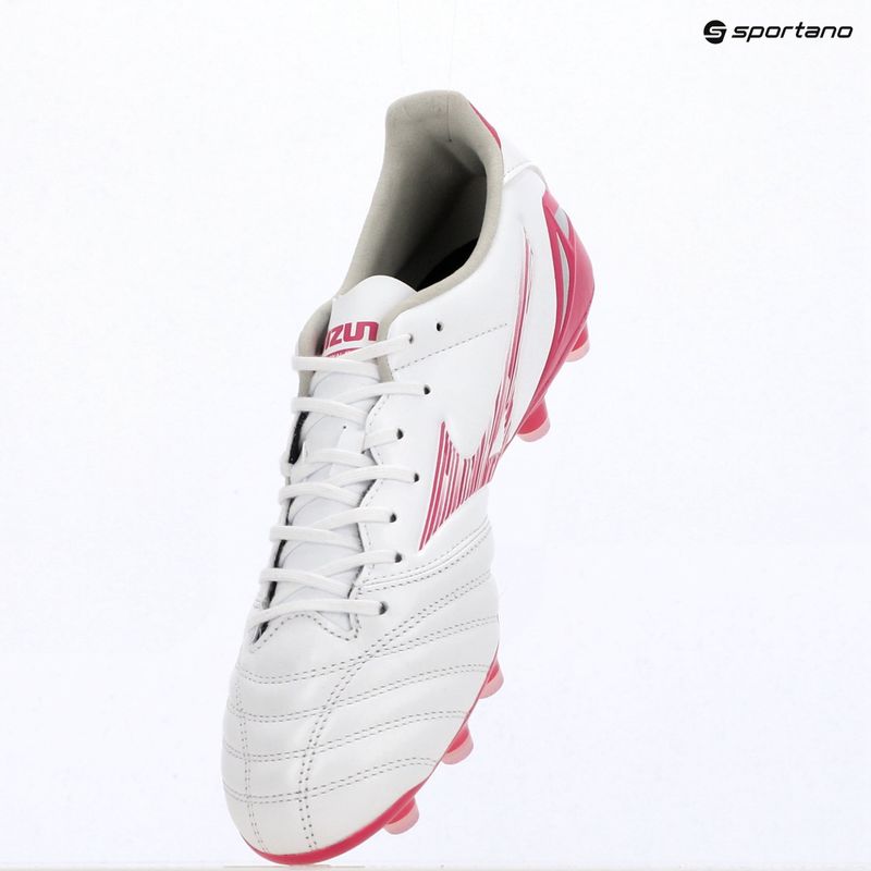 Kopačky Mizuno Morelia Neo IV Pro FG white/fuchsia purple/fuchsia purple 12