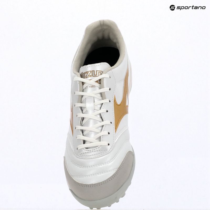 Kopačky Mizuno Morelia Sala Pro TF white/football gold/galaxy silver 15
