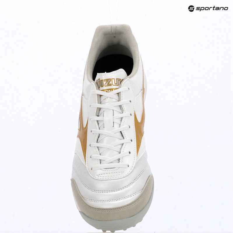 Kopačky Mizuno Morelia Sala Elite TF white/football gold/galaxy silver 15
