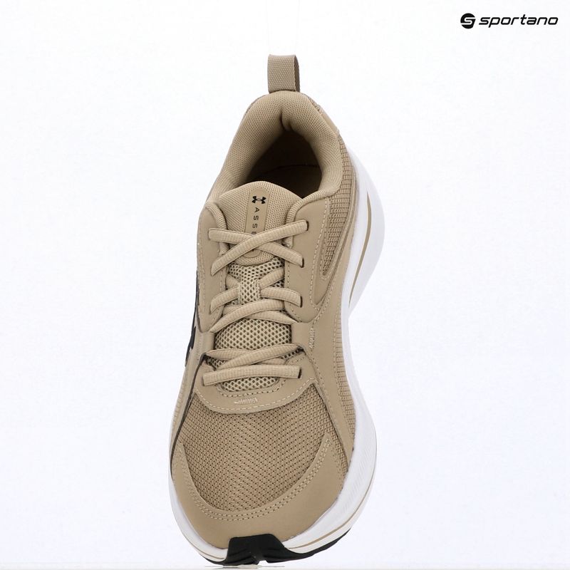 Pánské běžecké boty Under Armour Assert 11 city khaki/summit white/summit white 9
