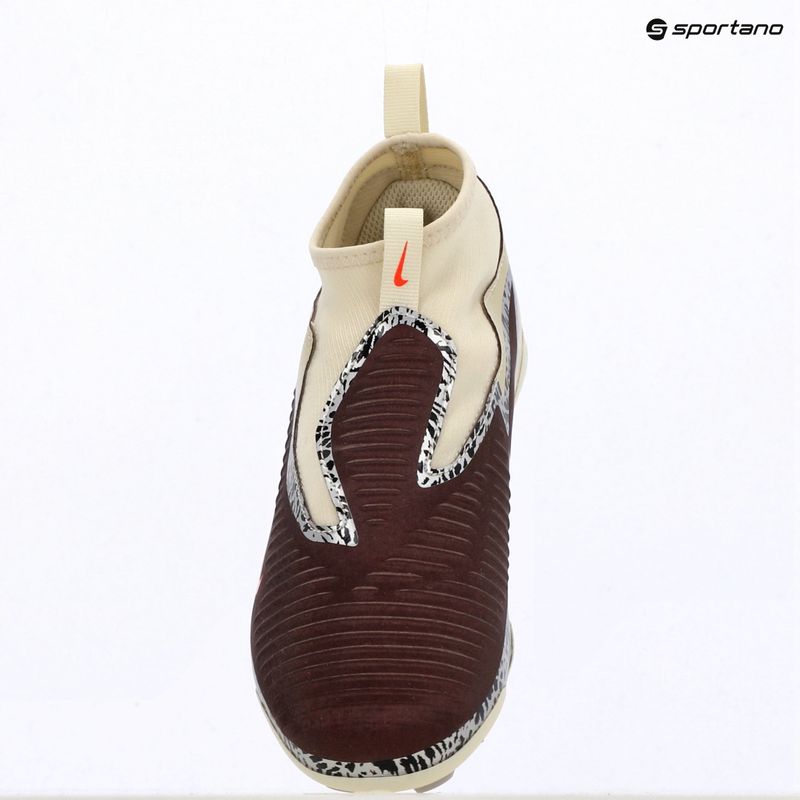 Dětské kopačky Nike United Jr. Phantom 6 High Academy MG burgundy crush/fossil/university red 9