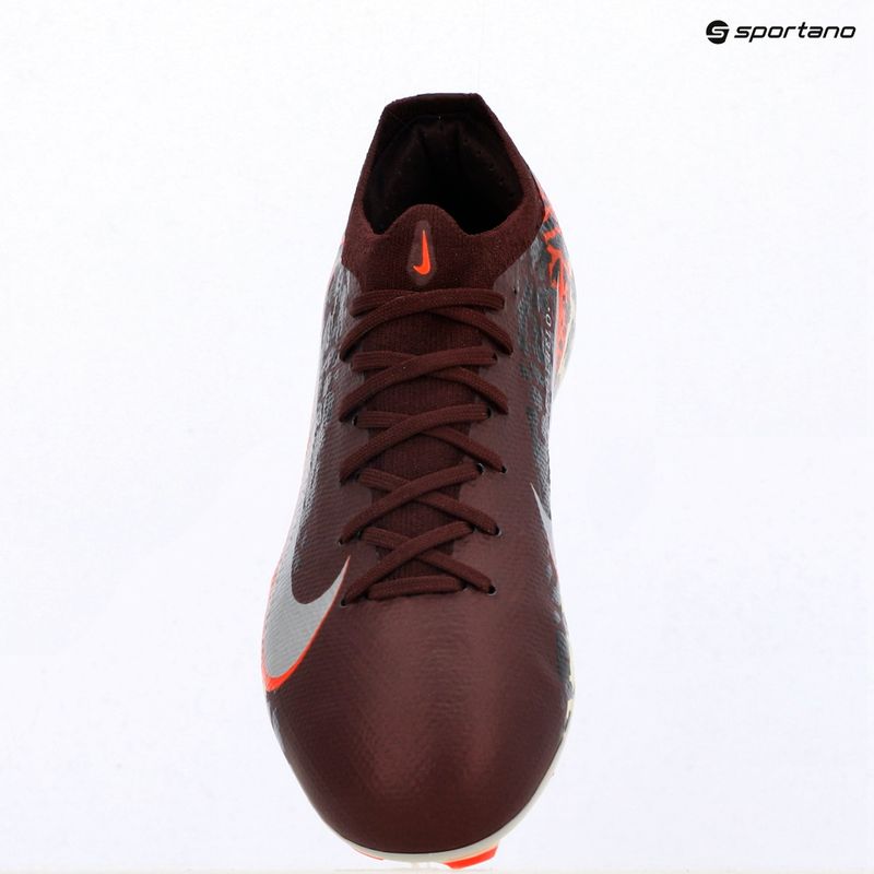 Dětské kopačky Nike United Jr. Mercurial Vapor 16 Pro FG burgundy crush/metallic silver 9