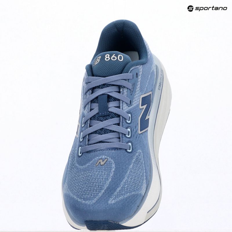 Dámské běžecké boty New Balance Fresh Foam 860's V15 fairweather blue/silver metallic 15