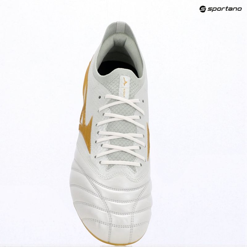 Kopačky Mizuno Morelia Neo IV Beta Japan AG white/mp gold/cool gray 3c 12