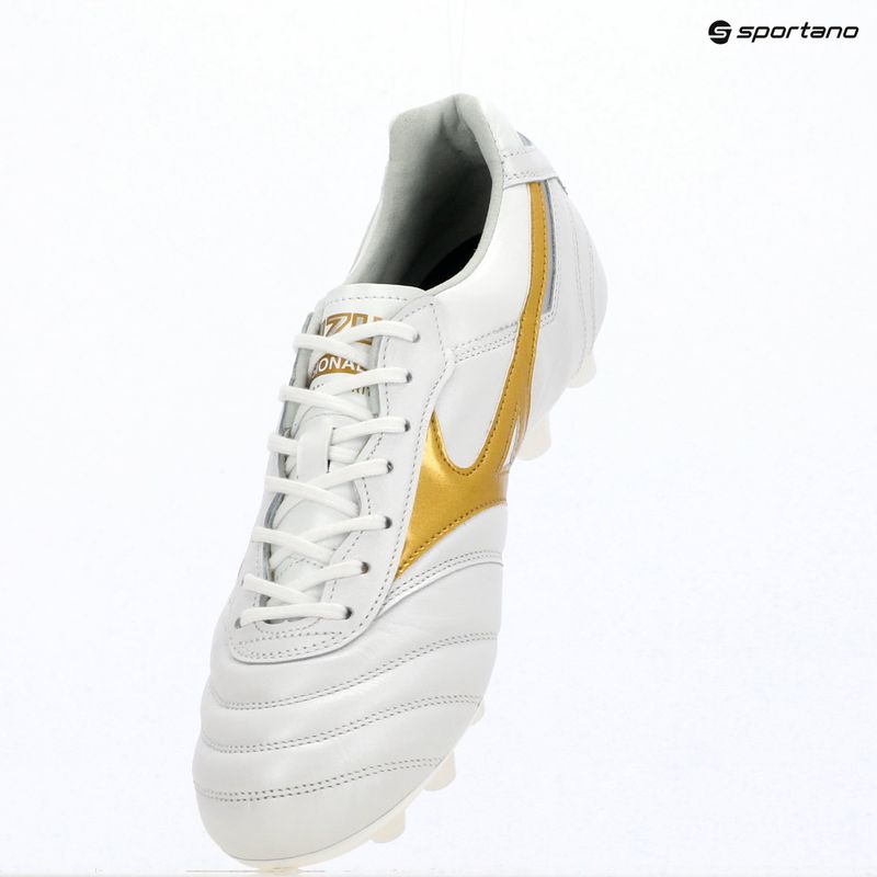 Kopačky Mizuno Morelia II Japan FG white/football gold/galaxy silver 12