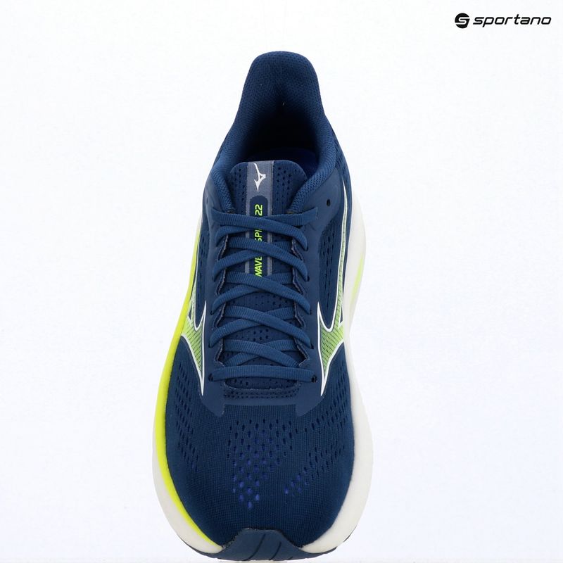 Pánské běžecké boty Mizuno Wave Inspire 22 estate blue/lightning yellow 9