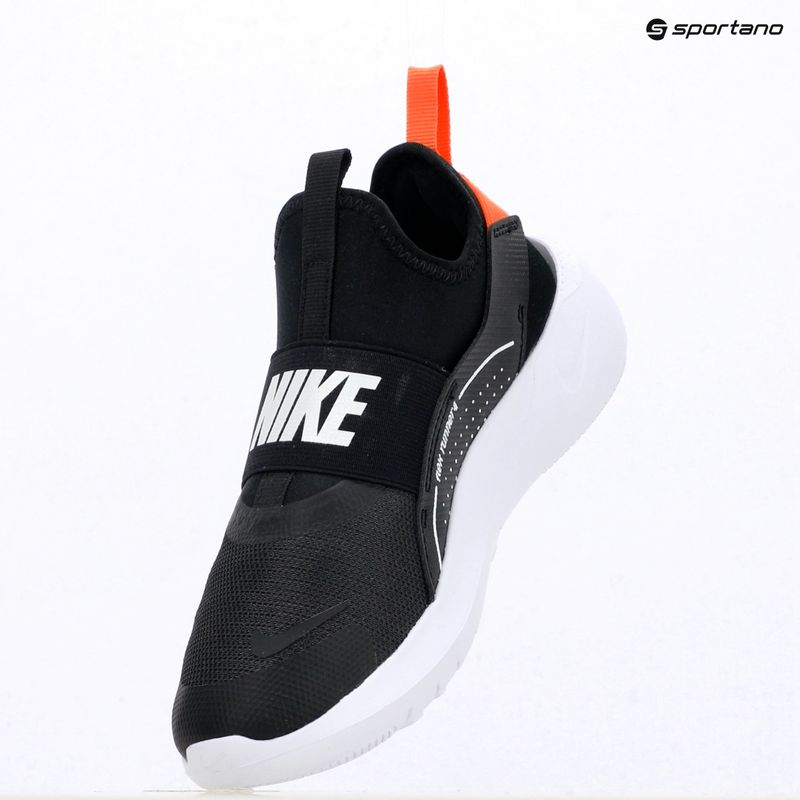 Dětské boty Nike Flex Runner 4 black/white/turf orange 14